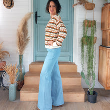 Cargar imagen en el visor de la galería, Patrón de pantalón acampanado estilo boho para mujer en pdf. Patrón Juan sin Miedo