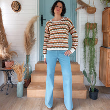 Cargar imagen en el visor de la galería, Patrón de pantalón acampanado estilo boho para mujer en pdf. Patrón Juan sin Miedo