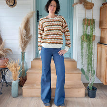 Cargar imagen en el visor de la galería, Patrón de pantalón acampanado estilo boho para mujer en pdf. Patrón Juan sin Miedo